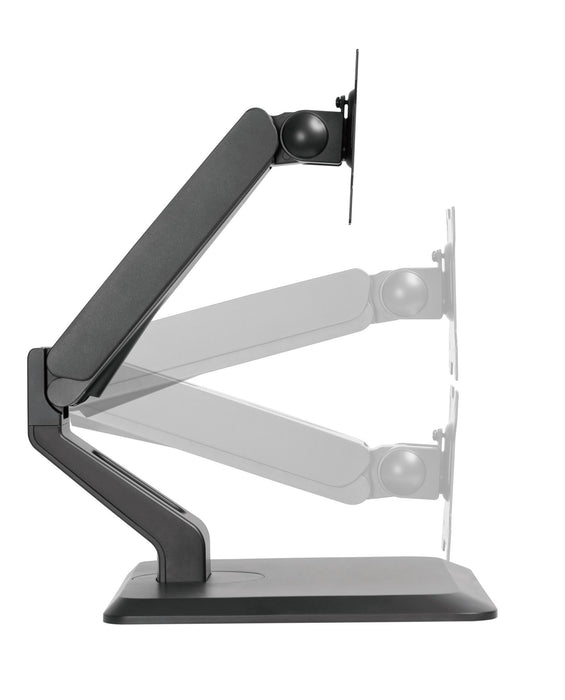 BRATECK 17'' -32'' Single Screen Articulating Monitor Stand. Free-Tilting Design