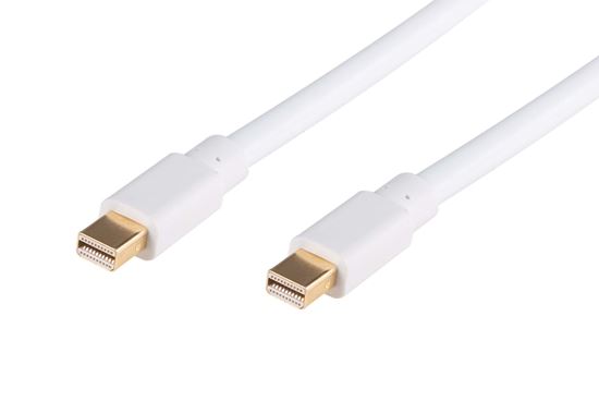 DYNAMIX 1M Mini DisplayPort Male to Mini DisplayPort Male Cable. Max Res 4K@60Hz