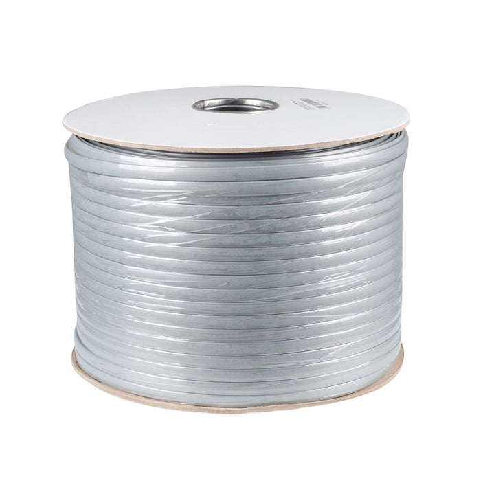 DYNAMIX 300m Roll 8-Wire Flat Cable, Silver colour LX2001