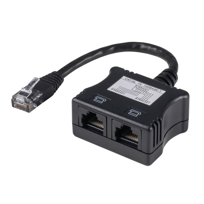 DYNAMIX RJ45 Dual Adapter (2x Digital Ph.) with short cable