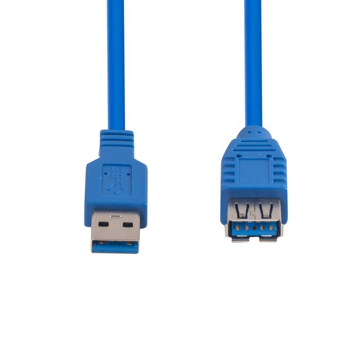 DYNAMIX 3m USB 3.0 USB-A Male to Female Extension Cable. Colour Blue