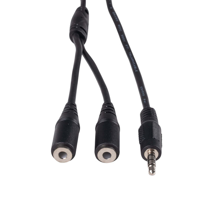 DYNAMIX 2M Stereo Y Cable 3.5mm Plugs