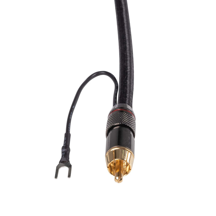 DYNAMIX 3m Coaxial Subwoofer Cable RCA Male to Male w/ Grounding Spade Connector