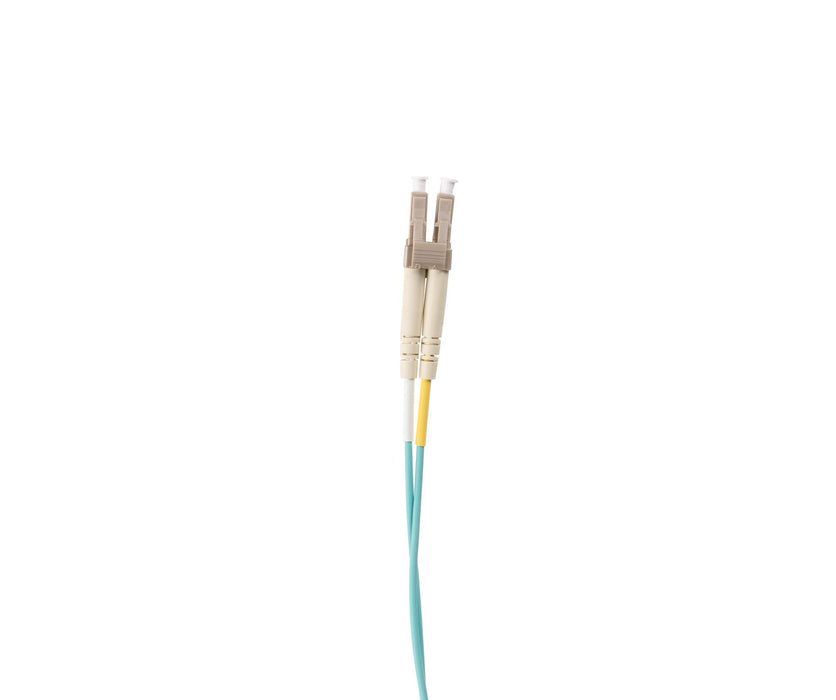 DYNAMIX 5M 50u LC/LC OM3 Fibre Lead (Duplex, Multimode) Aqua LSZH Jacket