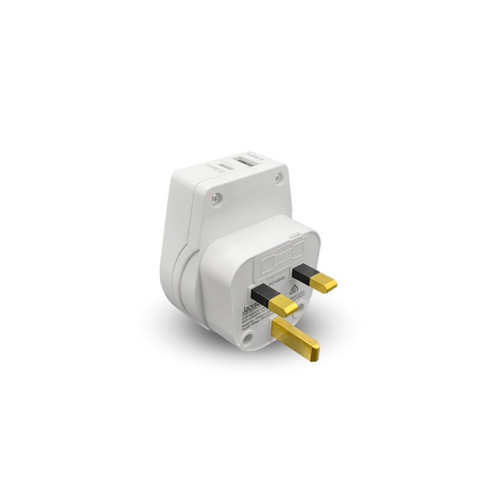 Travel Adaptor USB USB-C Converts NZ/AUS Plugs for use in UK, Hong Kong & More