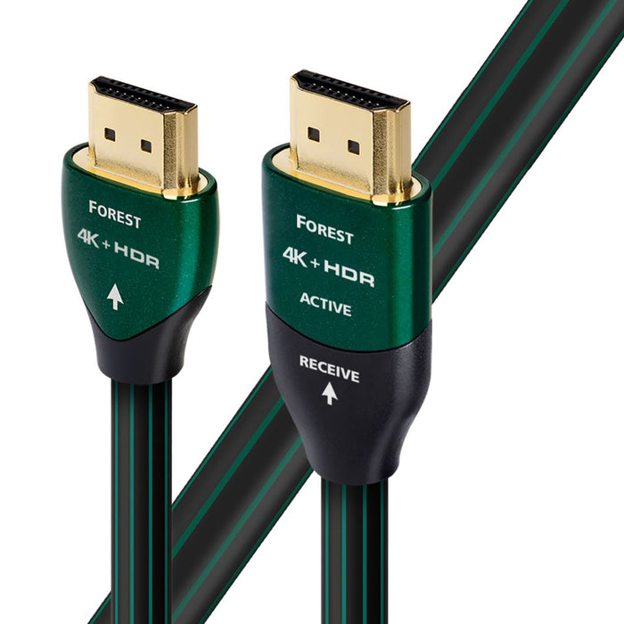 AUDIOQUEST Forest 10M active HDMI cable.0.5% silver. Solid conductors Resolution
