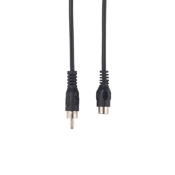 DYNAMIX 2m RCA Plug to Socket Extension Cable, 30AWG.