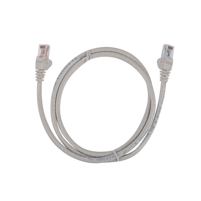 DYNAMIX 1m Cat6 Beige UTP Patch Lead (T568A Specification) 250MHz 24AWG Slimline