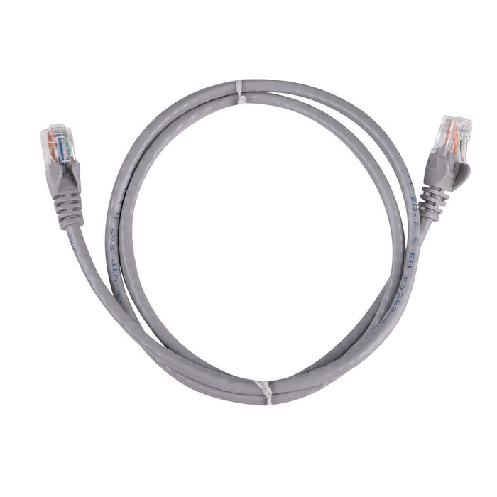 DYNAMIX 3m Cat6 Grey UTP Patch Lead (T568A Specification) 250MHz 24AWG Slimline