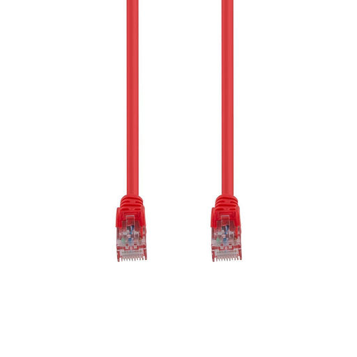 DYNAMIX 0.75m Cat6 Red UTP Patch Lead (T568A Specification) 250MHz 24AWG Slimlin