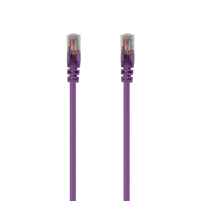 DYNAMIX 5m Cat6 Purple UTP Patch Lead (T568A Specification) 250MHz 24AWG Slimlin