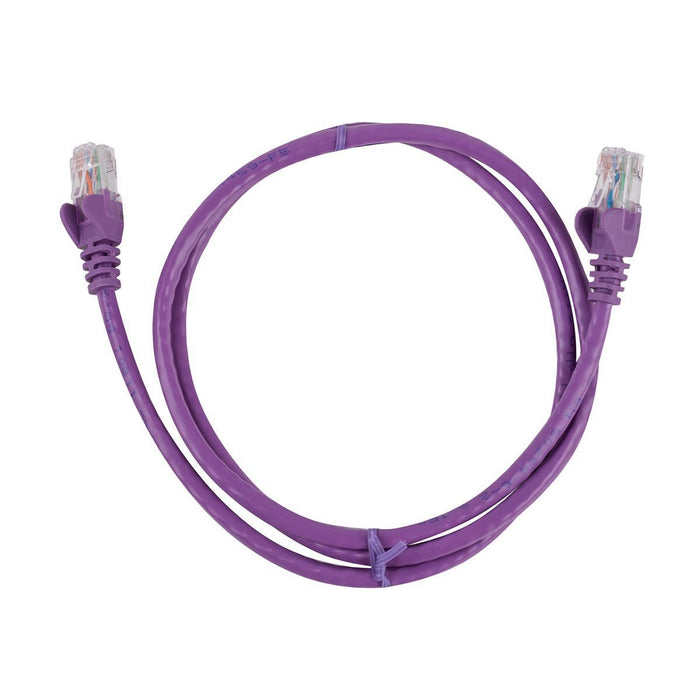 DYNAMIX 7.5m Cat6 Purple UTP Patch Lead (T568A Specification) 250MHz 24AWG Sliml