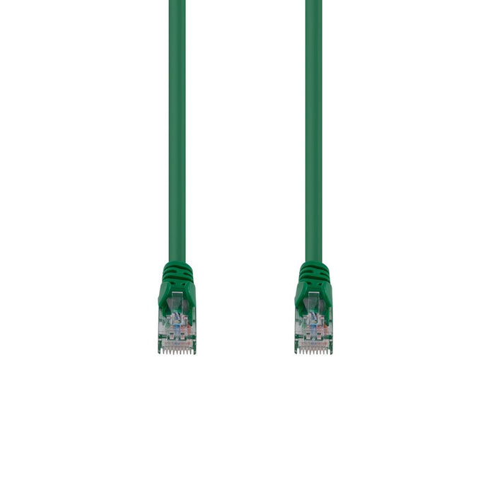 DYNAMIX 5m Cat6 Green UTP Patch Lead (T568A Specification) 250MHz 24AWG Slimline