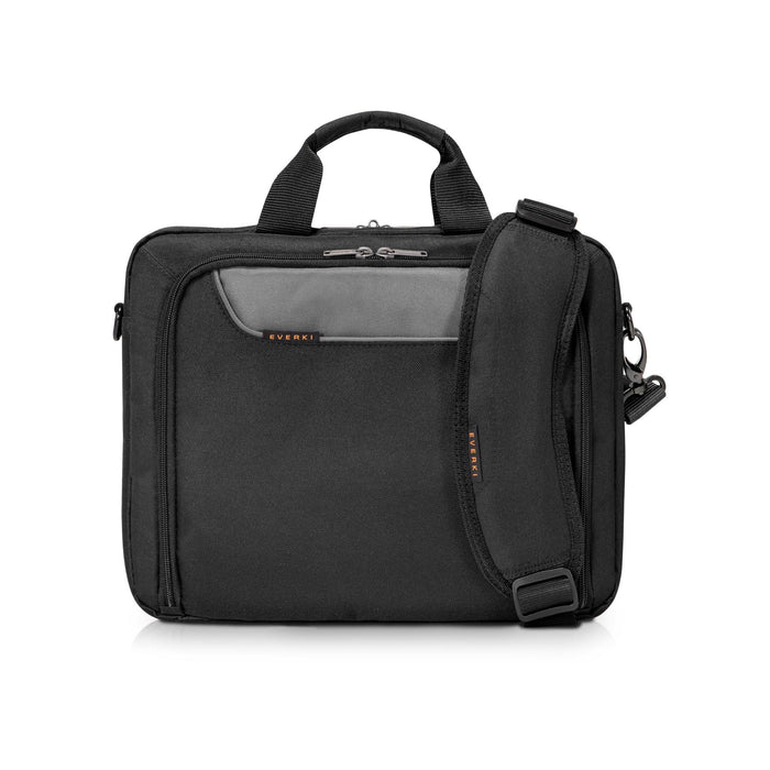 EVERKI Advance Briefcase 13-14.1" with Embroidered Logo. Separate Zippered Acces