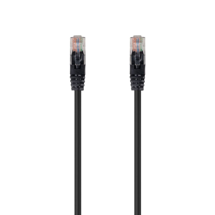 DYNAMIX 0.3m Cat5e Black UTP Patch Lead (T568A Specification) 100MHz 24AWG Sliml