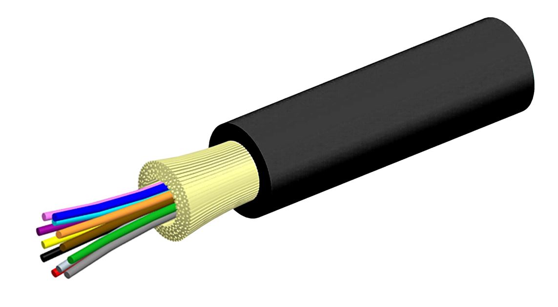 OM3 12 Core Multimode Tight Buffered Distribution Series Fibre Cable Roll