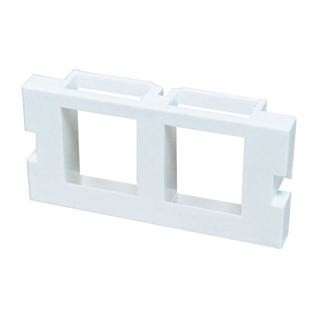 DYNAMIX 2 Port Keystone Bezel for AVP-3UFP Plate