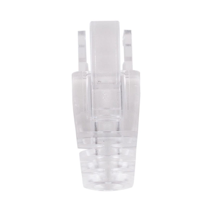 DYNAMIX Cat5e UTP Strain Relief Boot with Latch Protection. Transparent. OD: 0.5