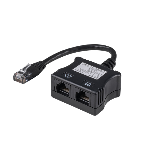 DYNAMIX RJ45 Dual Adapter (1x Digital Ph. and 1 x UTP) with short cable