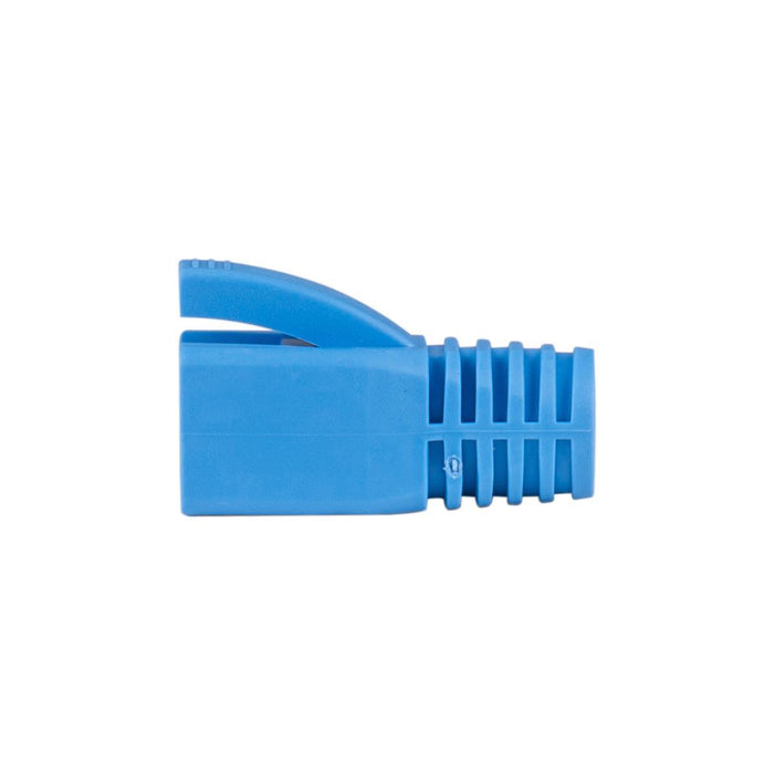 DYNAMIX Strain Relief Boot, OD: 7.5mm, Colour Blue. 20 Pack. Suited for Cat6A Sh