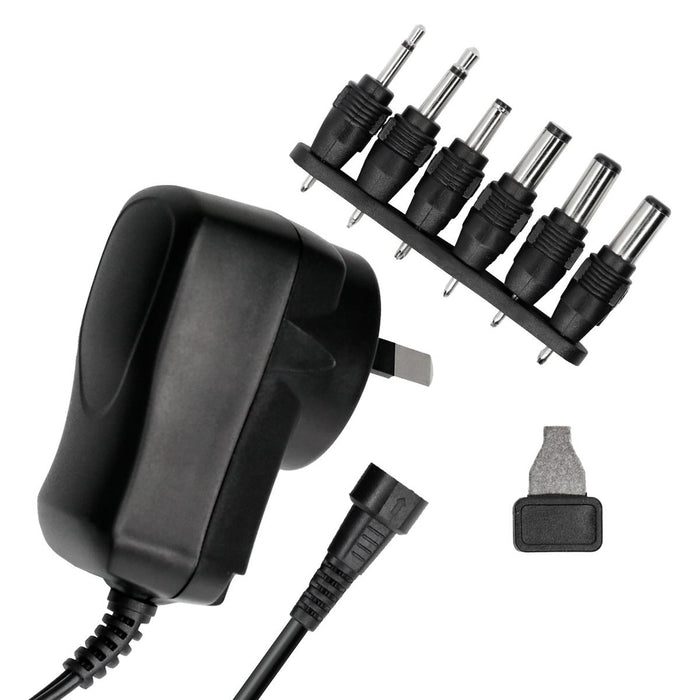 DYNAMIX Universal AC/DC power Adapter with 6x Detachable Interchangeable Connect