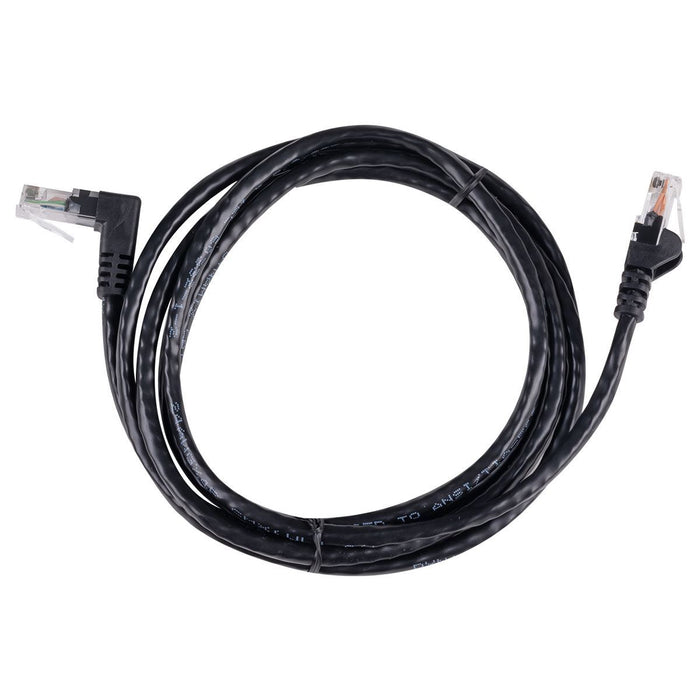 DYNAMIX 3m Cat6 Black UTP Right Angled Patch Lead 250MHz (T568A Specification) 2