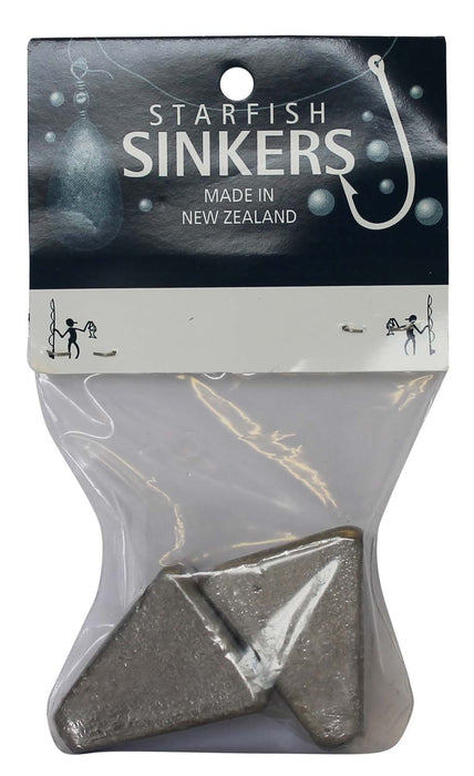 Starfish Pyramid Sinker Packet 6oz (2 per pack)