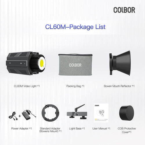 Colbor Cl60M Daylight Cob Led Video Light