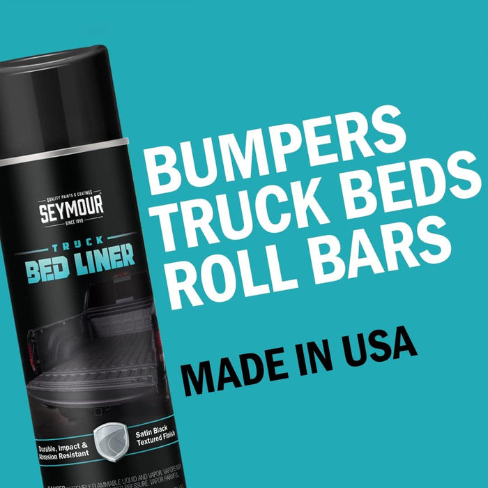 Seymour Aerosol Truck Bed Liner Black