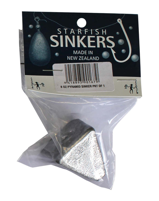 Starfish Pyramid Sinker Packet 8oz (1 per pack)