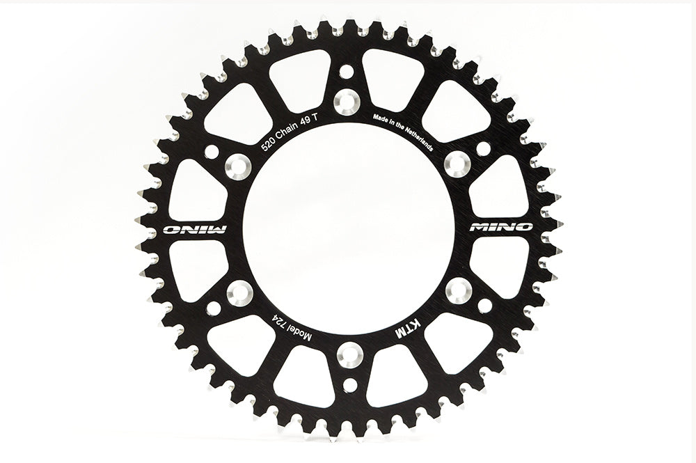 SPROCKET REAR ALLOY 360MX   KX85 YZ80 YZ85 RM80 RM85 93-21 428 PITCH 48T BLACK