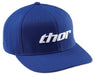 HAT THOR BASIC BLUE WHITE SMALL MEDIUM CURVED BILL