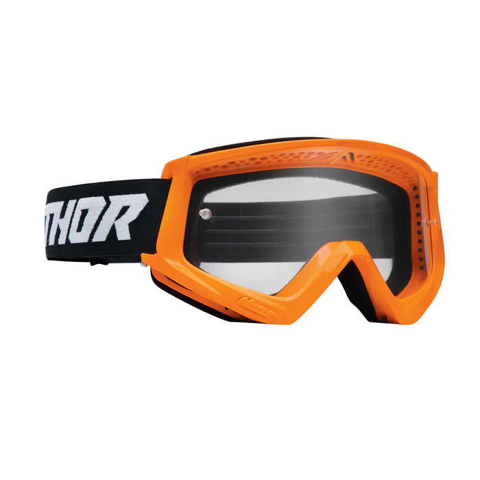 THOR MX GOGGLES S22 YOUTH COMBAT FLO ORANGE/BLACK