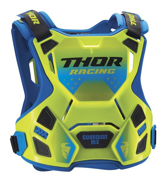 GUARDIAN MX THOR CHEST PROTECTOR YOUTH FLO GN SM/MD