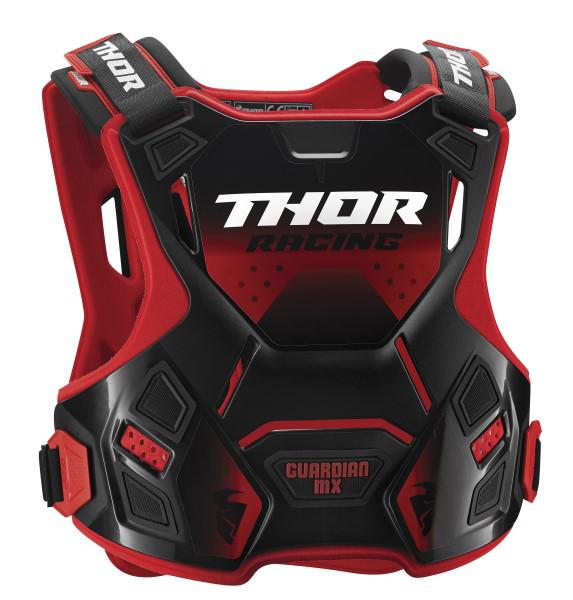 GUARDIAN MX THOR YOUTH CHEST PROTECTOR RED SMALL MEDIUM