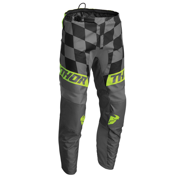 THOR MX PANT S22 SECTOR BIRDROCK GREY/ACID SIZE 28