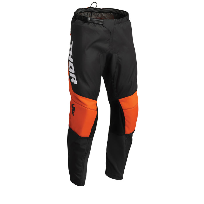 THOR MX PANT S22 SECTOR CHEVRON CHARCOAL/RED ORANGE SIZE 28