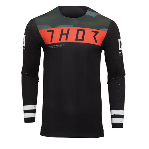 THOR MX JERSEY S22 PRIME STATUS BLACK/CAMO SIZE XLARGE