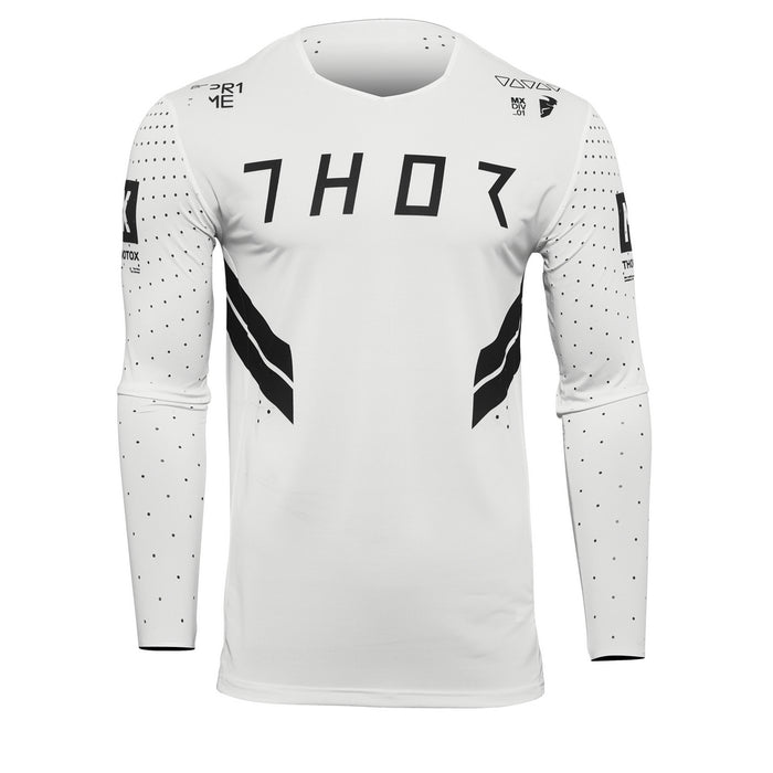 THOR MX JERSEY S22 PRIME HERO BLACK/WHITE SIZE SMALL