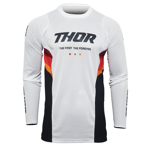 THOR MX JERSEY PULSE AIR REACT WHITE/MIDNIGHT SIZE MEDIUM