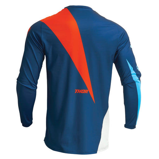 Jersey S23 Thor Mx Sector Edge Navy/Orange Large