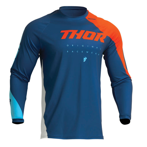 Jersey S23 Thor Mx Sector Edge Navy/Orange Xs