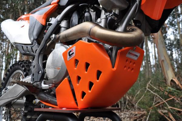 SKID PLATE CROSSPRO EC DTC ENDURO PLASTIC KTM  HUSQVARNA ORANGE