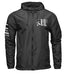 JACKET THOR MX WINDBREAKER RISING BLACK LARGE