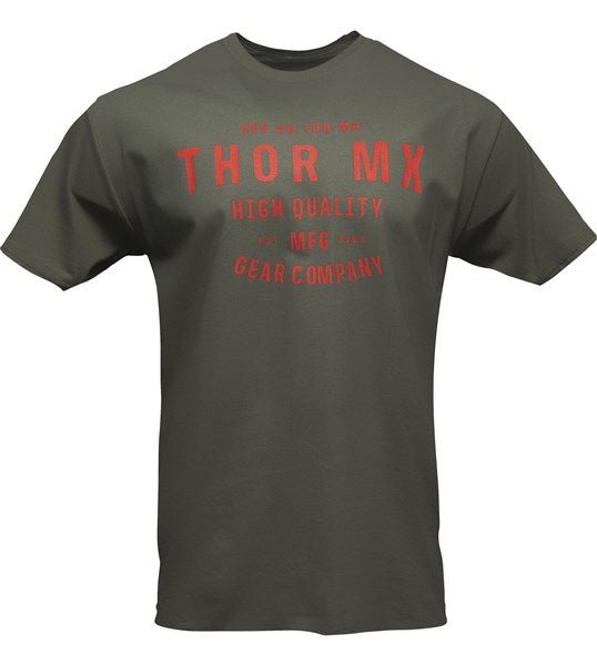 TSHIRT THOR MX CRAFTED SURPLUS GREEN SMALL