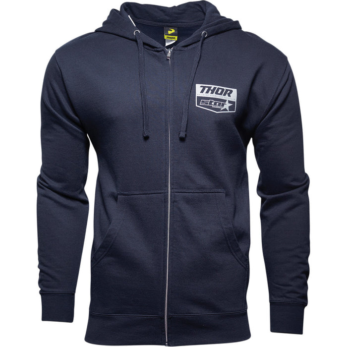 THOR MX HOODY STAR RACING CHEVRON NAVY LARGE