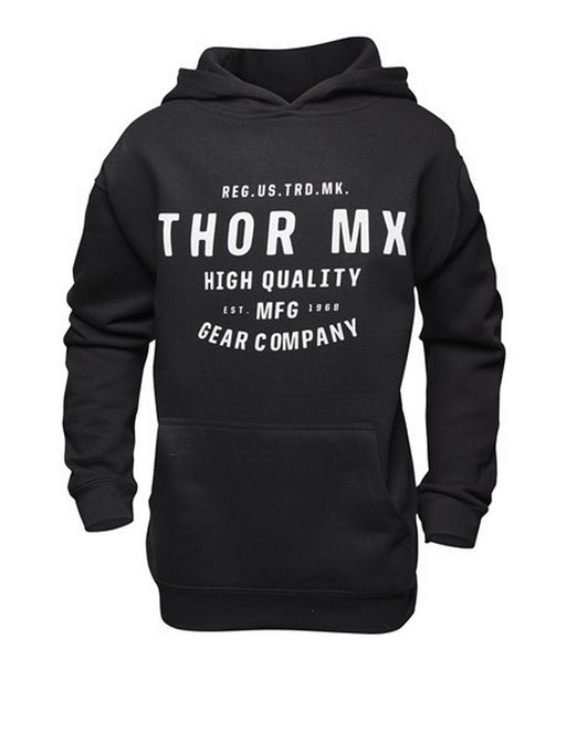 HOODY THOR MX CRAFTED BLACK YOUTH MEDIUM