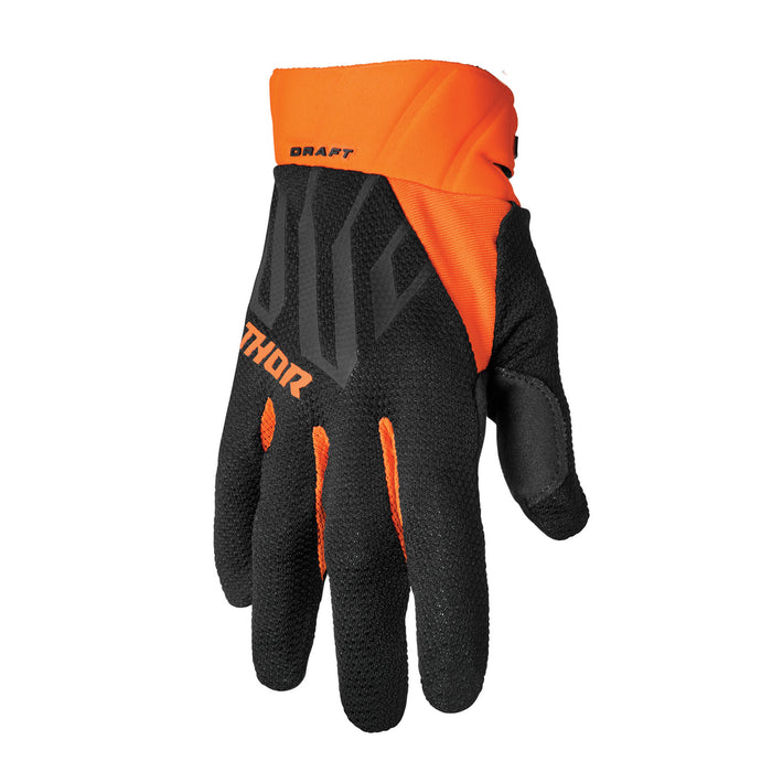 GLOVE THOR S22 DRAFT BLACK/ORANGE LARGE