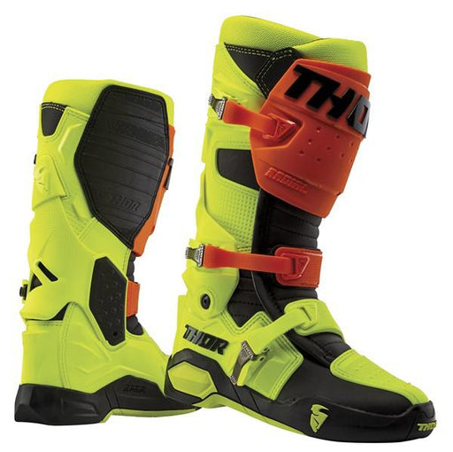 MOTORCROSS THOR MX RADIAL ORANGE YELLOW BOOT SIZE 9