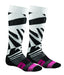 SOCKS S17 MOTO KNIT DAZZ WHITE BLACK PINK THOR 10-13